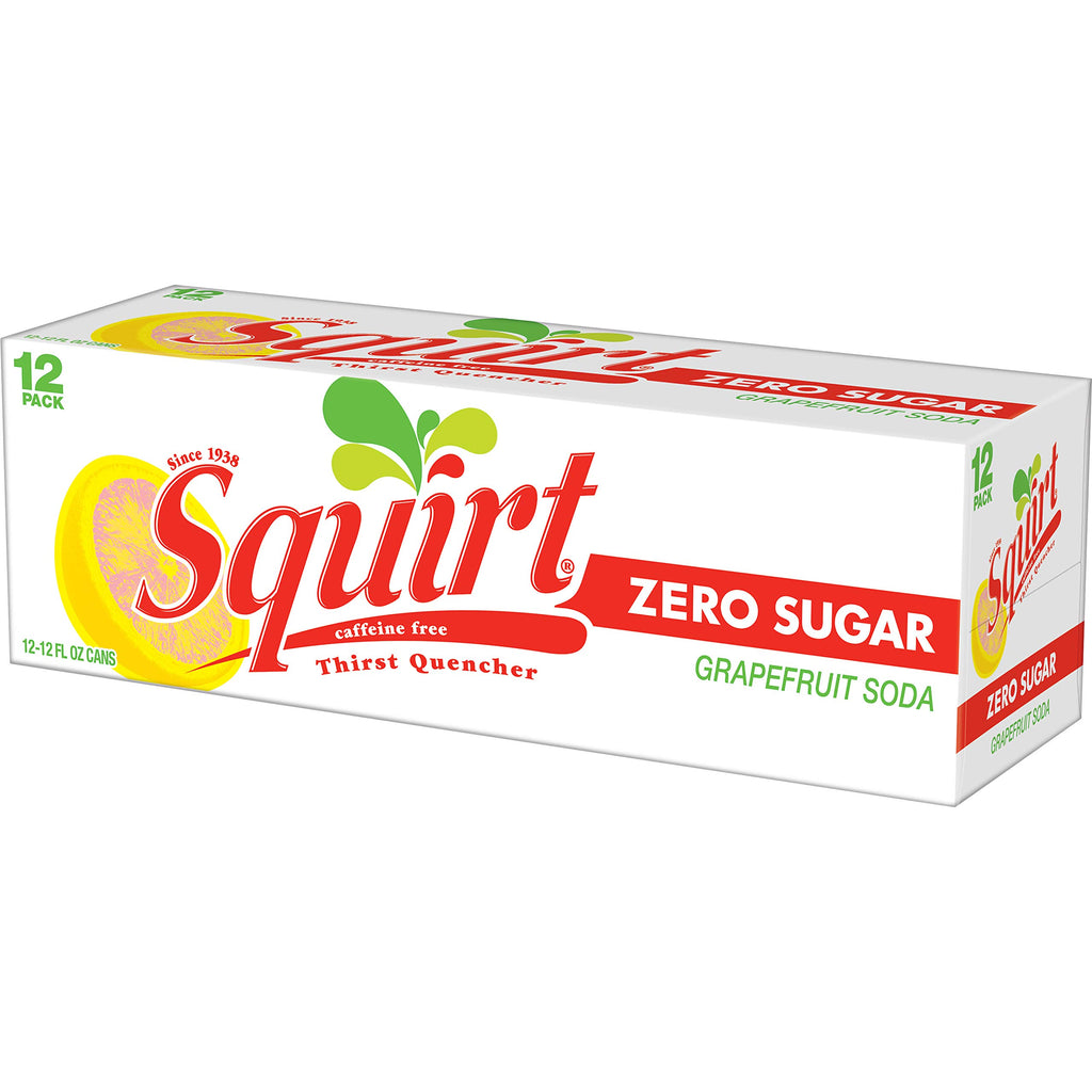 Zero Sugar Grapefruit Soda, 12 fl oz cans, 12 pack T9781