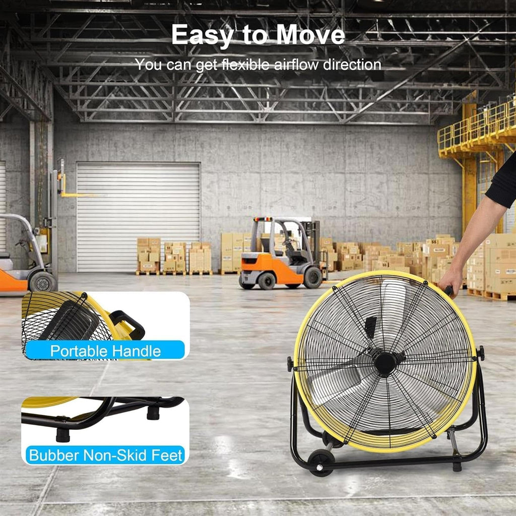 20in 3-Speed Metal Drum Fan E669