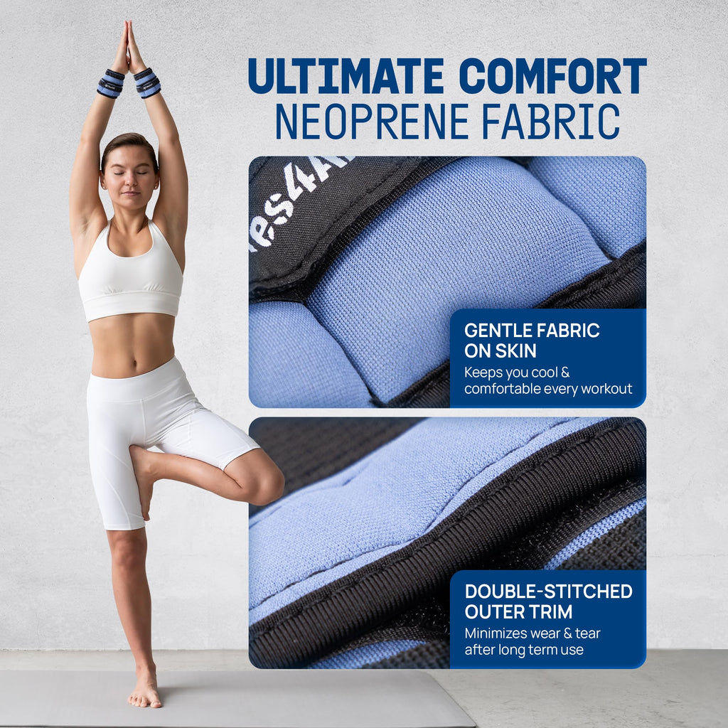 Adjustable Wrist & Ankle Weights 3.5/5 LB Pair V878