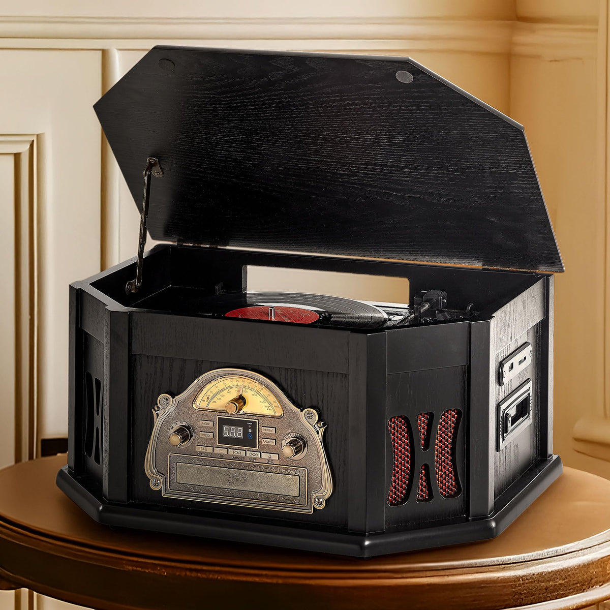10-in-1 Record Player with Bluetooth L381254