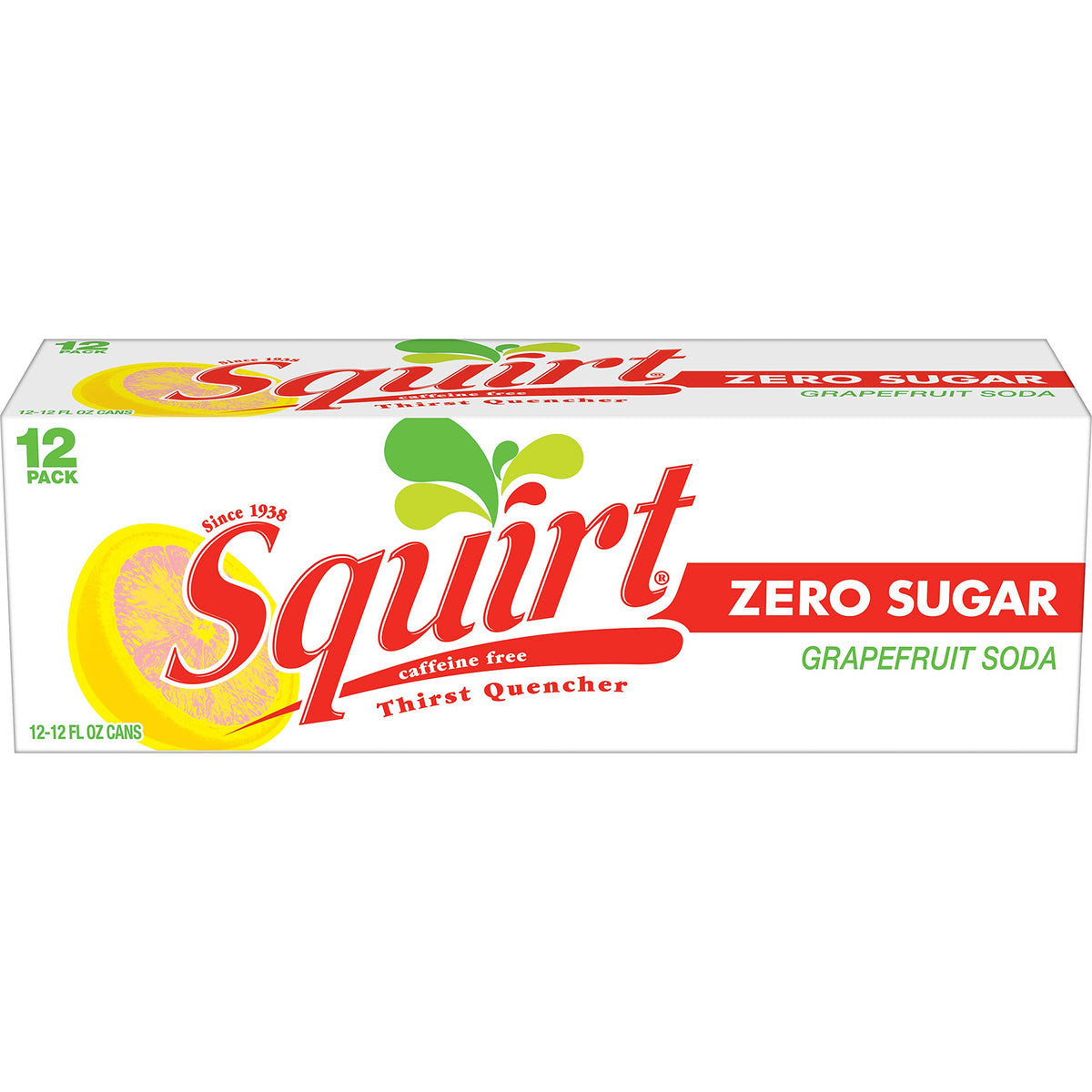 Zero Sugar Grapefruit Soda, 12 fl oz cans, 12 pack T9781