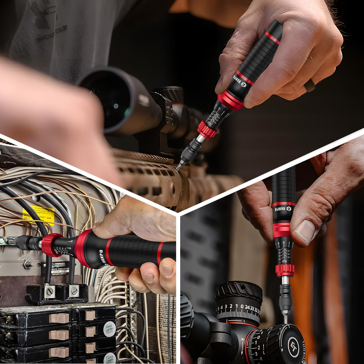 24 Pcs 10-70 Inch Pound Torque Screwdriver Set Z191612
