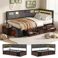 Grey Twin Daybed with Storage U1381