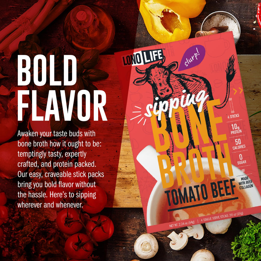 Tomato Beef Bone Broth Packets 10 Pack P84603
