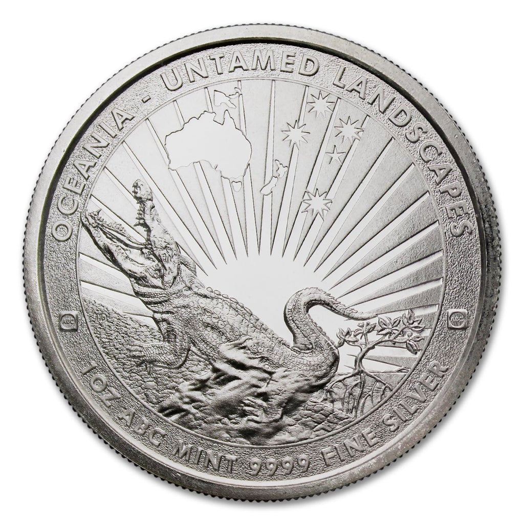 1 oz Silver Crocodile O4002
