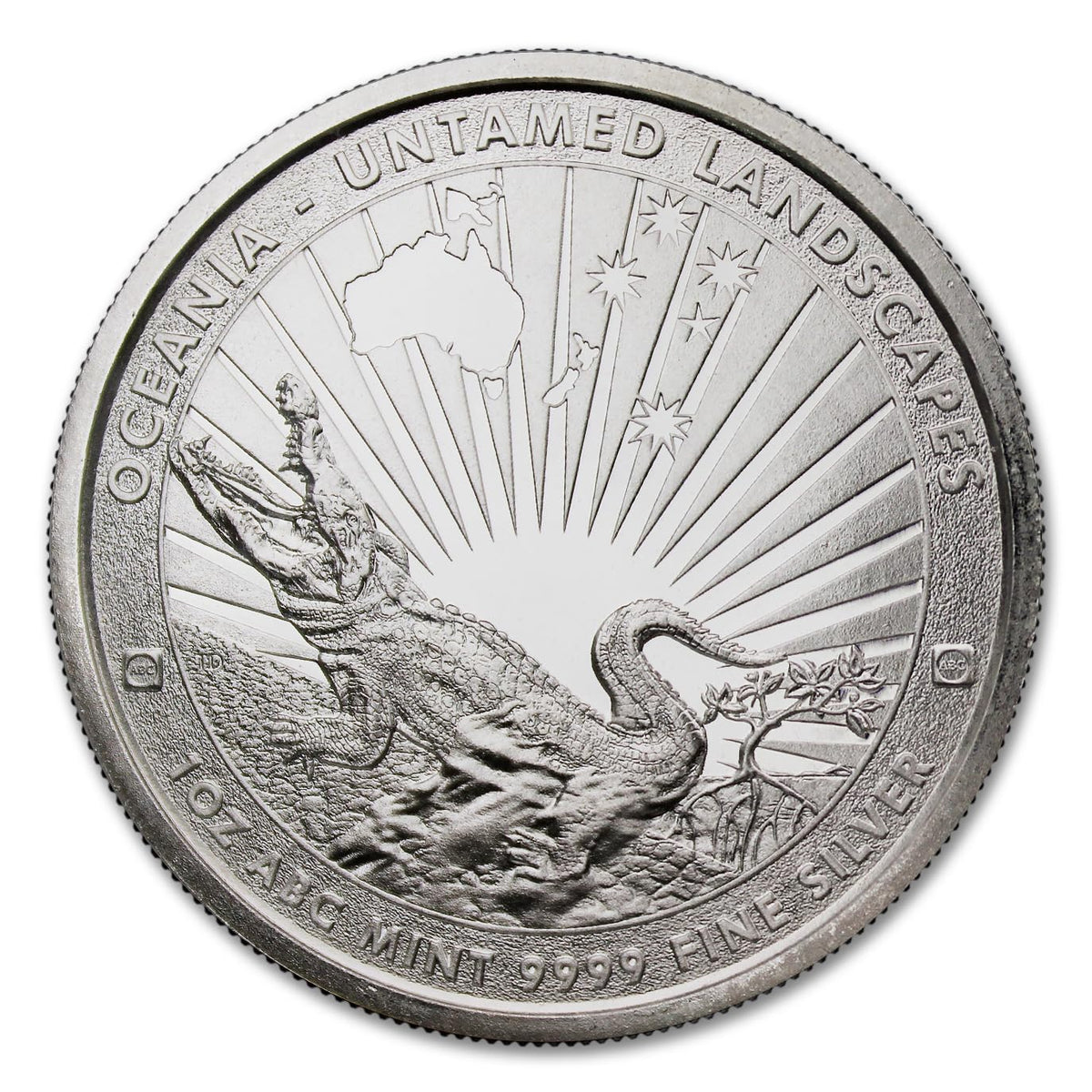 1 oz Silver Crocodile O4002