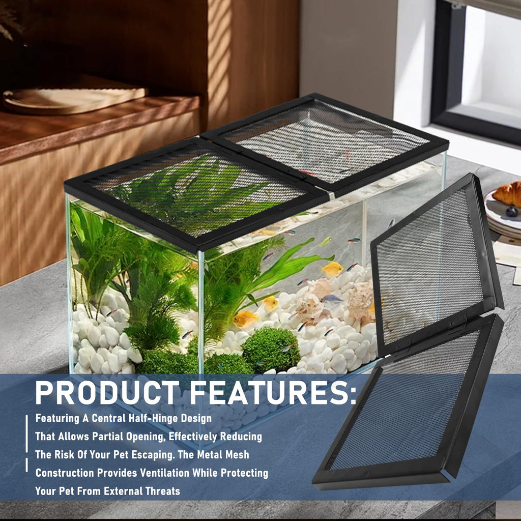 Hinged Door Aquarium Screen Cover E729