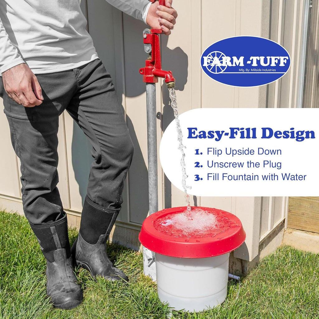 3 Gallon Plastic Poultry Waterer G62835