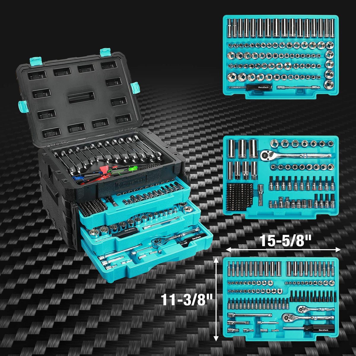 497-Piece Mechanics Tool Set with Tool Box L5435