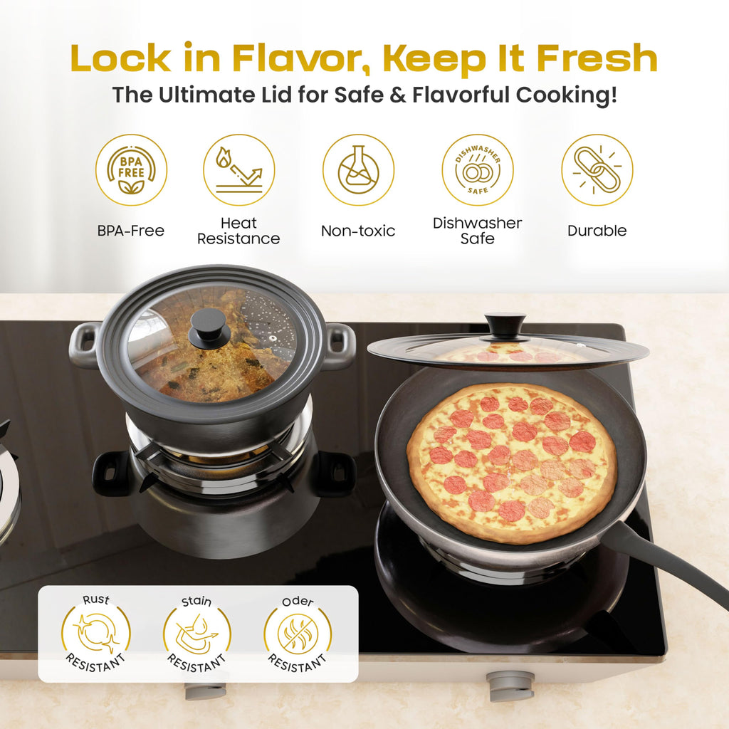 Universal Lid for Pots, Pans & Skillets, 7.5-11.5" E261125