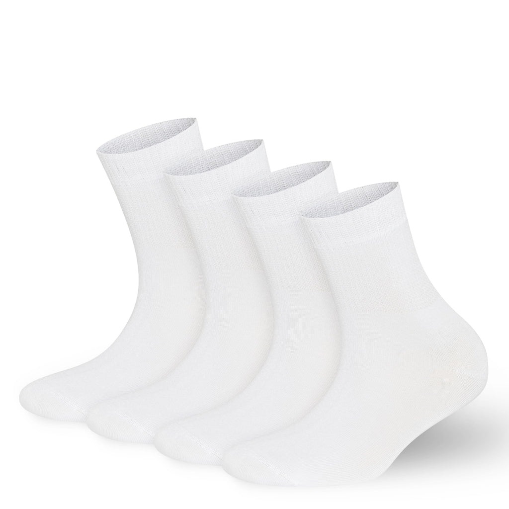 Mens Womens Rayon Bamboo 4 Pairs Ankle Socks R402972