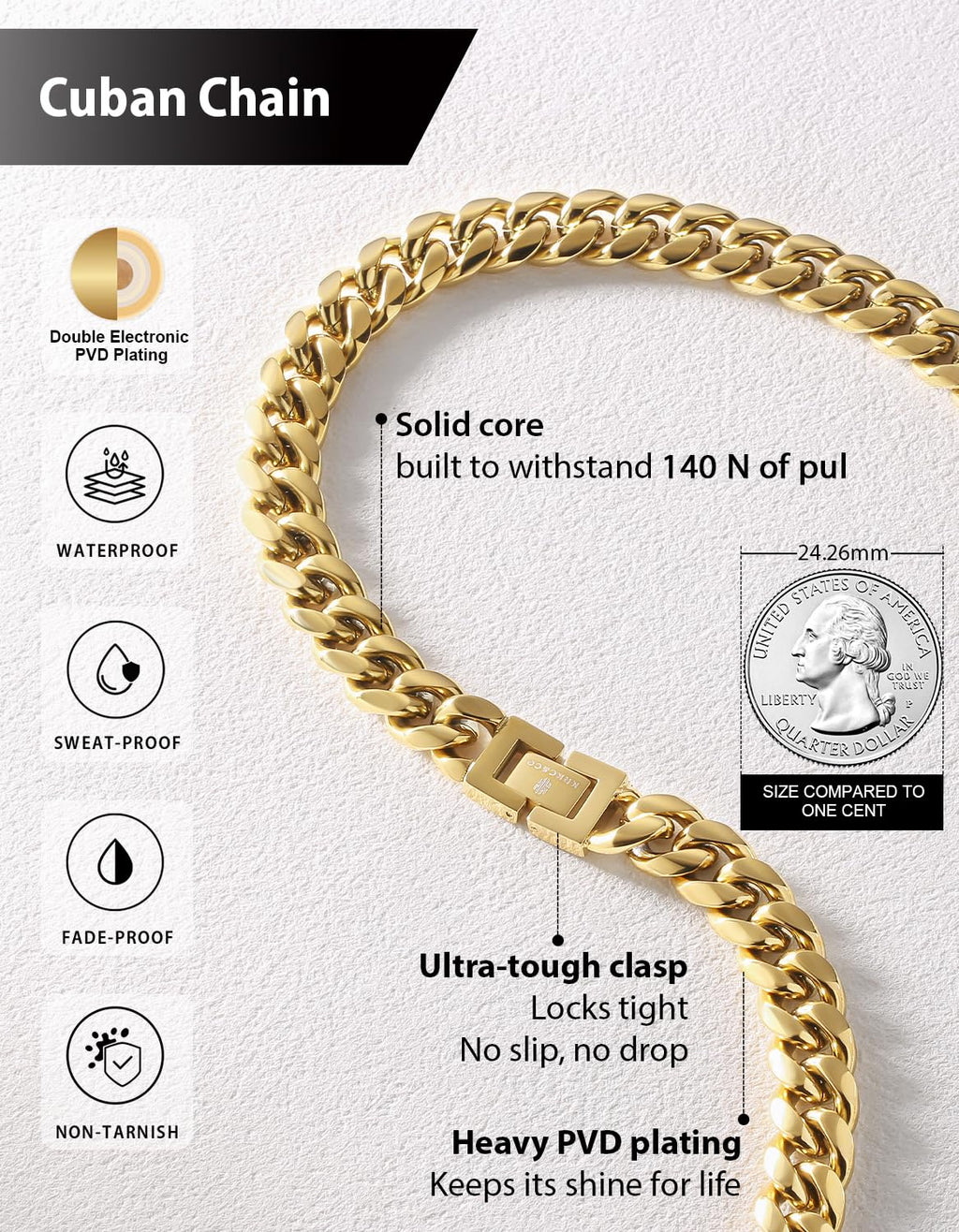 Cuban Link Chain K3791