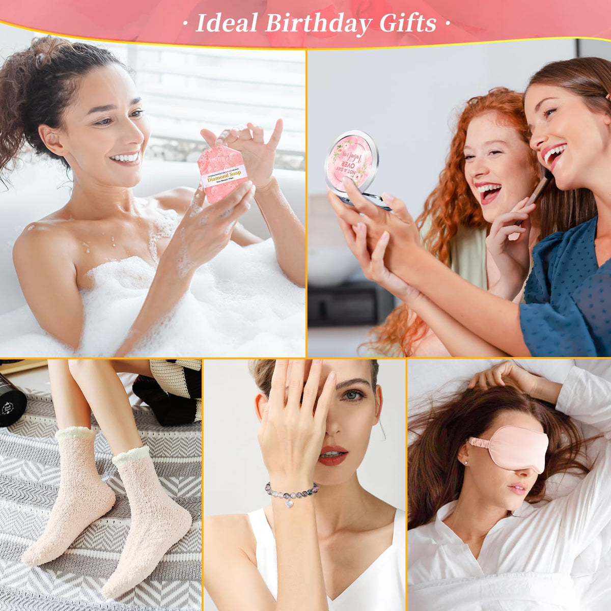 Pink 15 Pc Self Care Spa Gift Set X76097