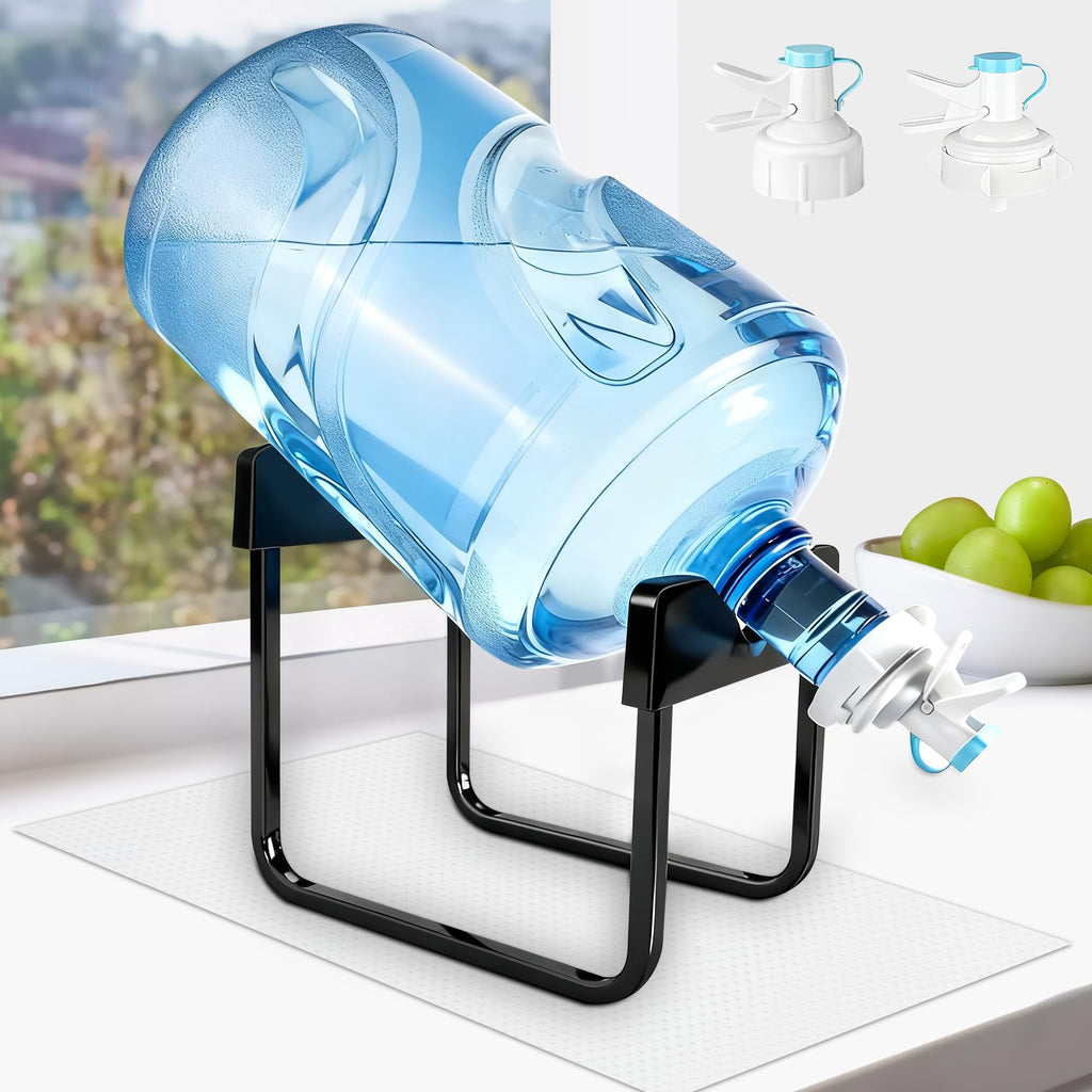 Water Dispenser Stand with 2 Faucets for 5-Gallon Buckets G640