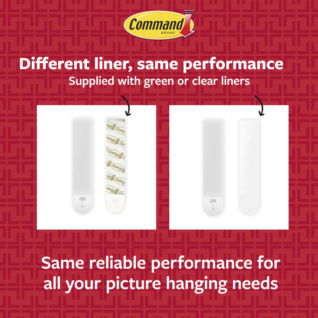 20 lb X-Large White Picture Hanging Strips U909