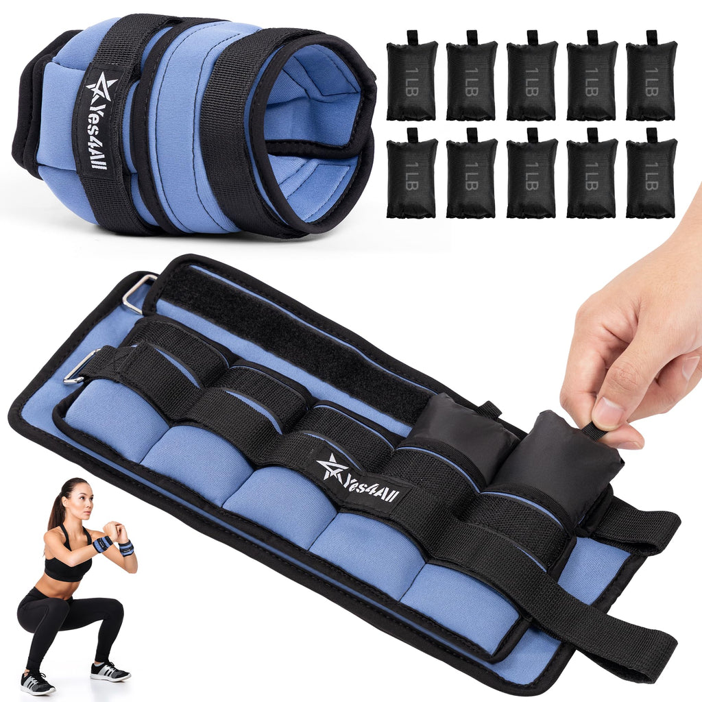 Adjustable Wrist & Ankle Weights 3.5/5 LB Pair V878