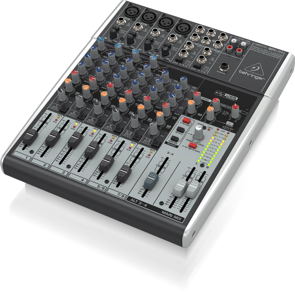 12-Input 2/2-Bus Mixer with Mic Preamps and USB Audio Interface Z318641