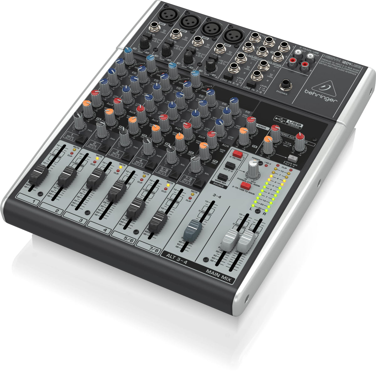 12-Input 2/2-Bus Mixer with Mic Preamps and USB Audio Interface Z318641