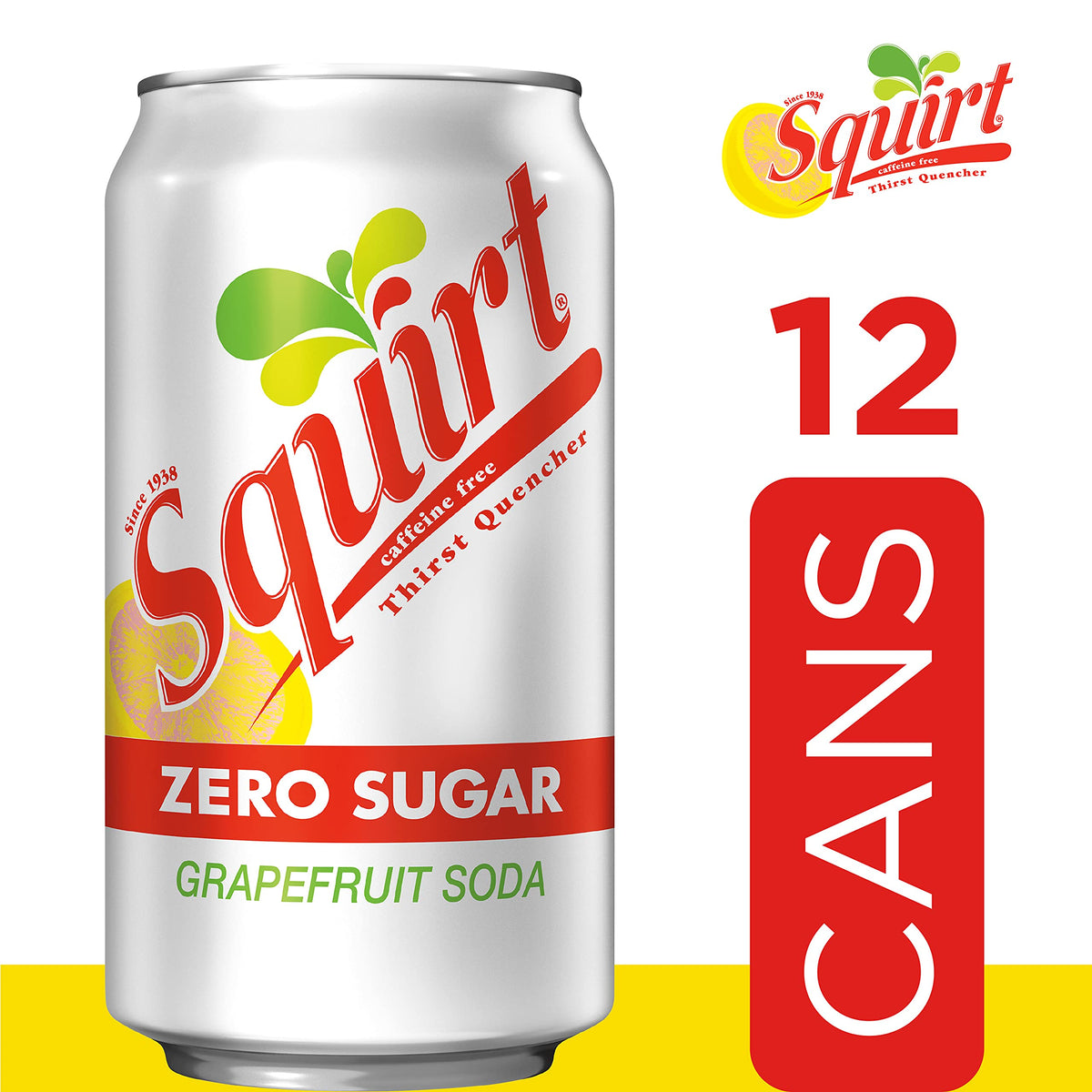 Zero Sugar Grapefruit Soda, 12 fl oz cans, 12 pack T9781