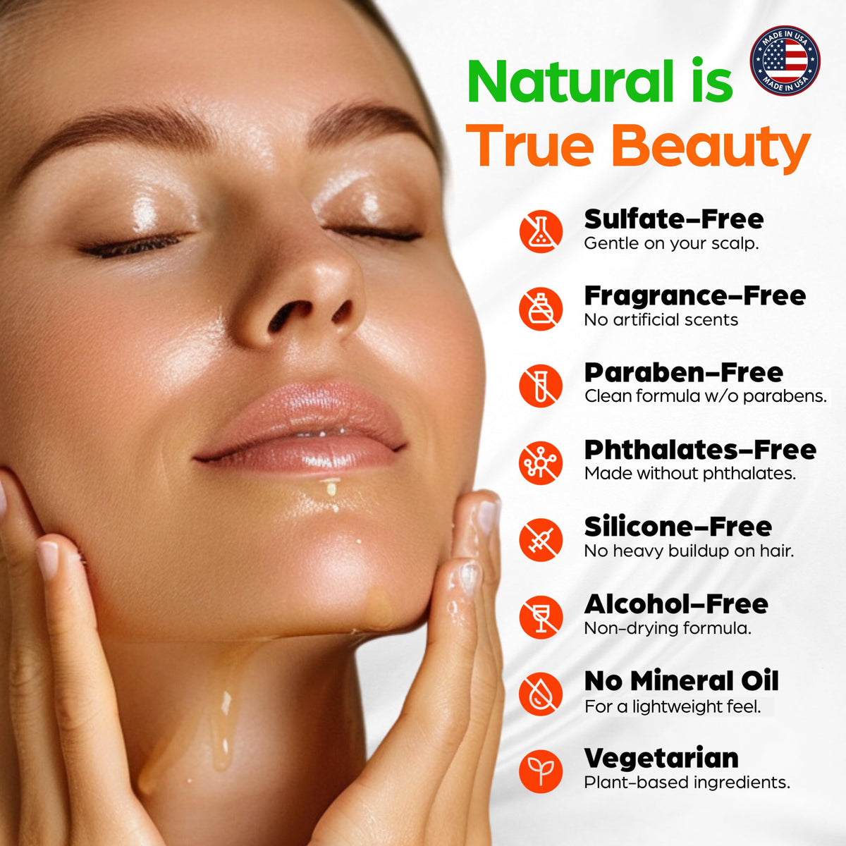 Organic Castor Oil with Jojoba Rosehip Grapeseed Squalane Vitamin E 1oz C84869
