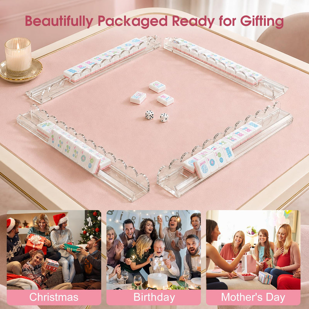Mahjong Racks with Magnetic Pushers Z60315