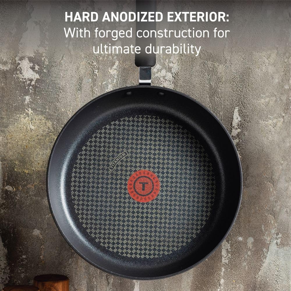 Hard Anodized Nonstick Fry Pan Set, 2-Pack O9461