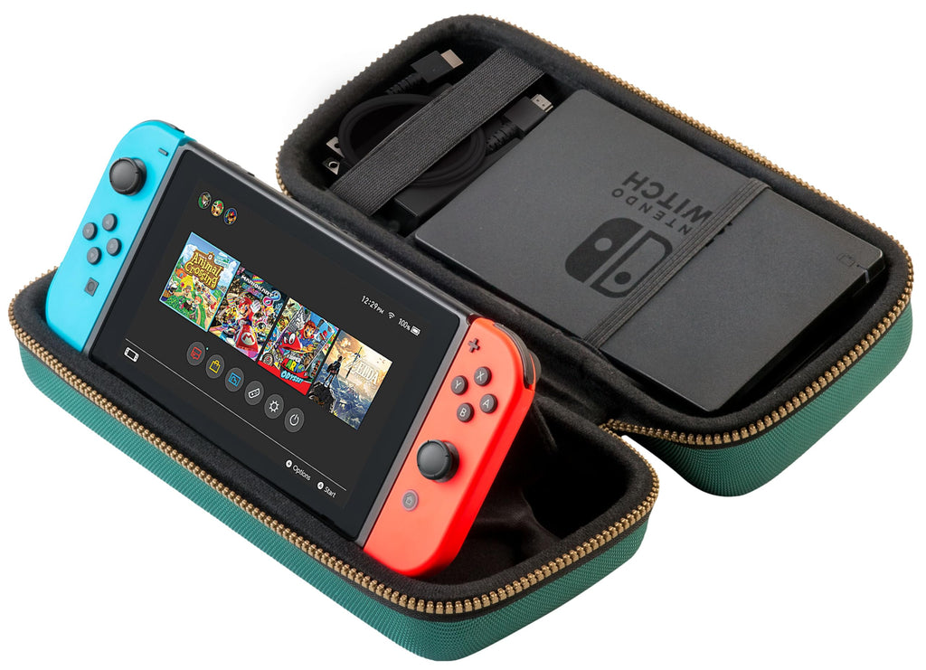 Green System Case for Nintendo Switch or OLED Q871590