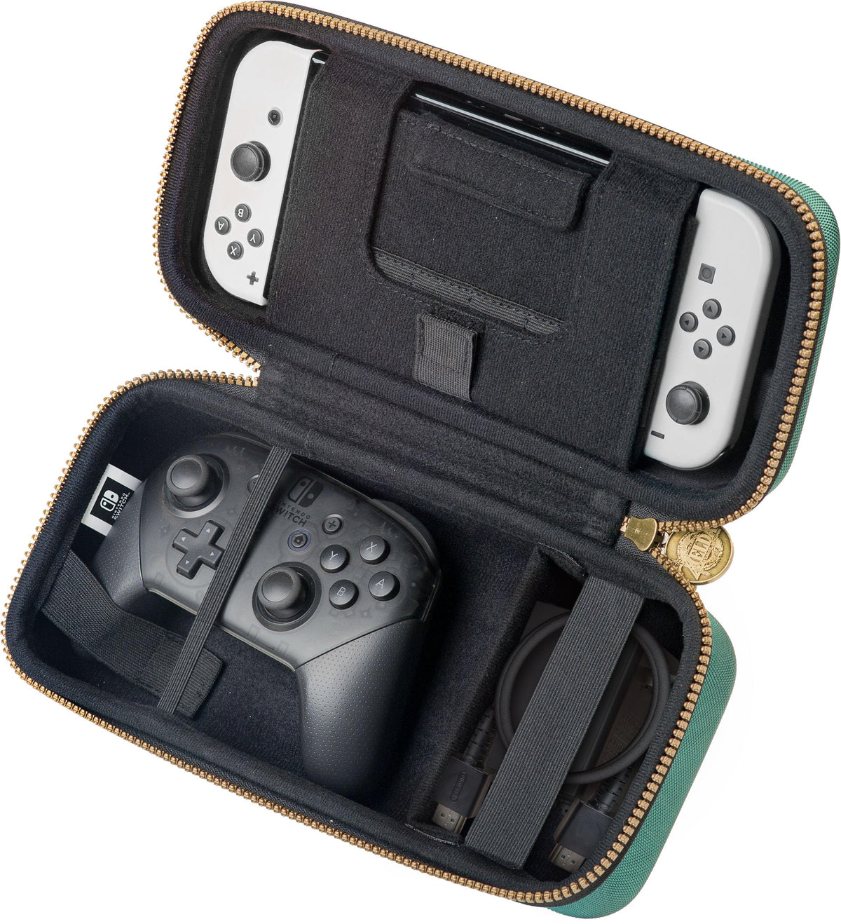Green System Case for Nintendo Switch or OLED Q871590