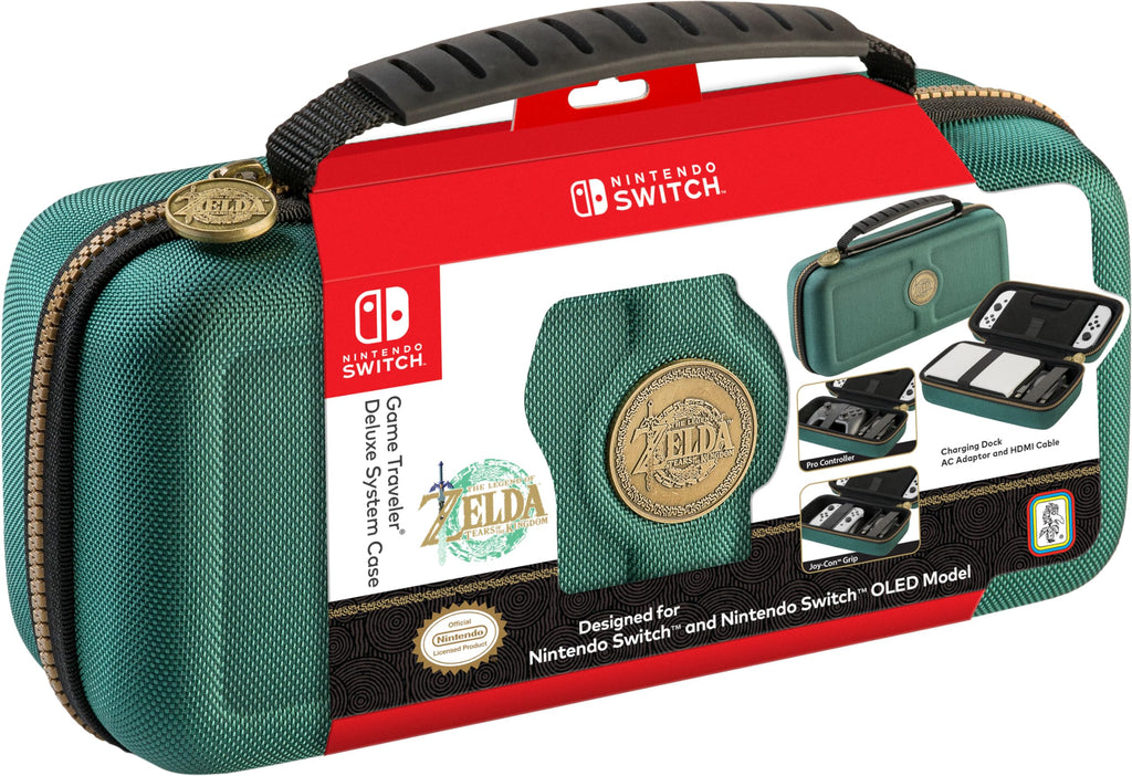 Green System Case for Nintendo Switch or OLED Q871590