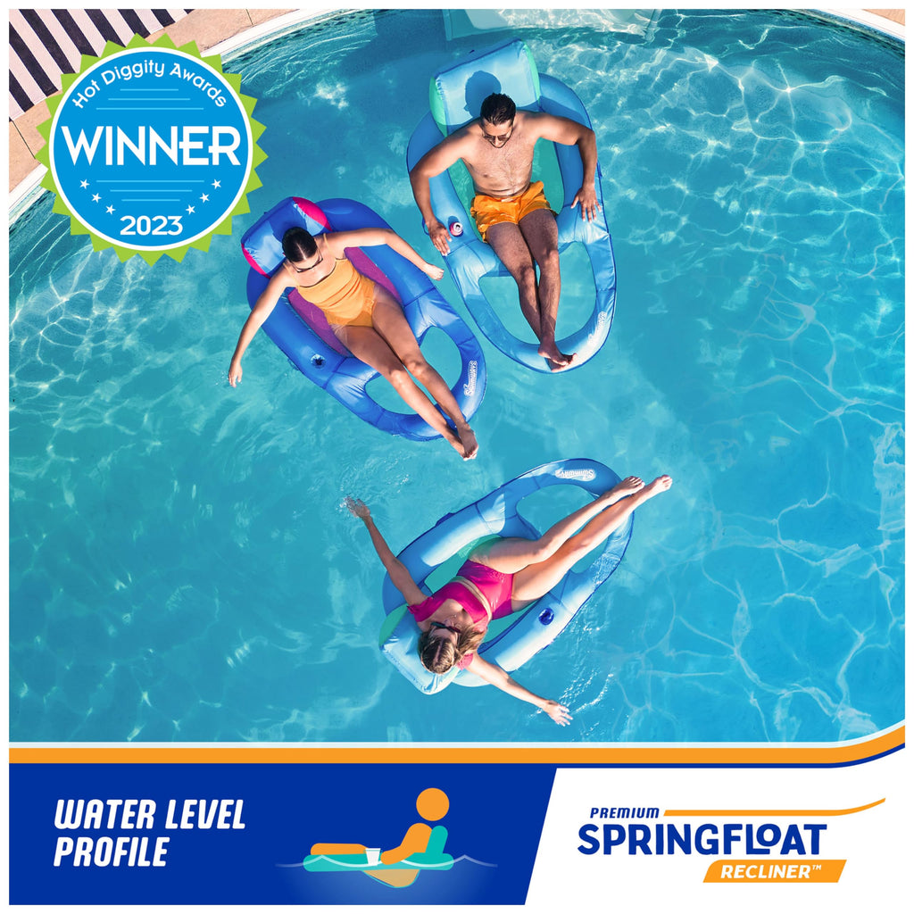 Inflatable Pool Float Chair Fits 2 Adults S12877